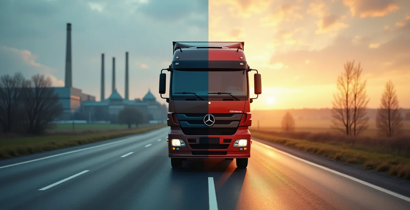 Strategische Visualisierung von LKW-Exportmärkten mit Fokus auf Osteuropa